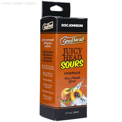 Oral Sex Essentials - GoodHead Juicy Head - Sour Peach Oral Sex Essentials - GoodHead Juicy Head - Sour Peach