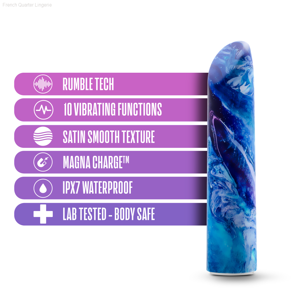 Rechargeable Vibrators - Limited Addiction Mesmerize Power Vibe Azure 4-Inch Vibrator Rechargeable Vibrators - Limited Addiction Mesmerize Power Vibe Azure 4-Inch Vibrator