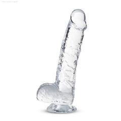 Naturally Yours Realistic 6-Inch Long Dildo With Balls & Suction Cup Base Naturally Yours Realistic 6-Inch Long Dildo With Balls & Suction Cup Base