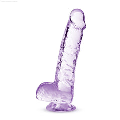 Naturally Yours Realistic 6-Inch Long Dildo With Balls & Suction Cup Base Naturally Yours Realistic 6-Inch Long Dildo With Balls & Suction Cup Base