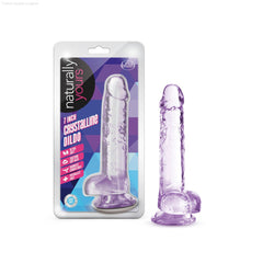 Naturally Yours Realistic 7-Inch Long Dildo With Balls & Suction Cup Base Naturally Yours Realistic 7-Inch Long Dildo With Balls & Suction Cup Base