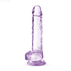 Naturally Yours Realistic 7-Inch Long Dildo With Balls & Suction Cup Base Naturally Yours Realistic 7-Inch Long Dildo With Balls & Suction Cup Base