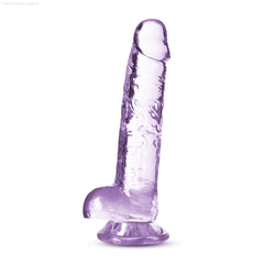 Naturally Yours Realistic 7-Inch Long Dildo With Balls & Suction Cup Base Naturally Yours Realistic 7-Inch Long Dildo With Balls & Suction Cup Base
