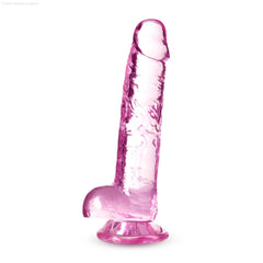 Naturally Yours Realistic 7-Inch Long Dildo With Balls & Suction Cup Base Naturally Yours Realistic 7-Inch Long Dildo With Balls & Suction Cup Base