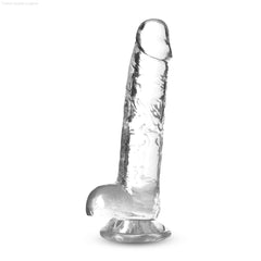 Naturally Yours Realistic 7-Inch Long Dildo With Balls & Suction Cup Base Naturally Yours Realistic 7-Inch Long Dildo With Balls & Suction Cup Base