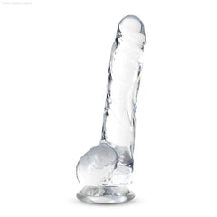 Naturally Yours Realistic 8-Inch Long Dildo With Balls & Suction Cup Base Naturally Yours Realistic 8-Inch Long Dildo With Balls & Suction Cup Base