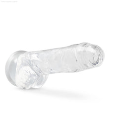 Naturally Yours Realistic 8-Inch Long Dildo With Balls & Suction Cup Base Naturally Yours Realistic 8-Inch Long Dildo With Balls & Suction Cup Base
