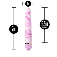 The Collection By Blush® | Strawberry Fields Pink 7-Inch Vibrator The Collection By Blush® | Strawberry Fields Pink 7-Inch Vibrator