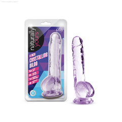 Naturally Yours Realistic 8-Inch Long Dildo With Balls & Suction Cup Base Naturally Yours Realistic 8-Inch Long Dildo With Balls & Suction Cup Base