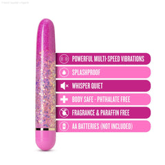 The Collection By Blush® | Celestial Pink 7-Inch Vibrator The Collection By Blush® | Celestial Pink 7-Inch Vibrator