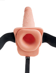 Fetish Fantasy Series - 9" Squirting Hollow Strap-On-French Quarter Lingerie Fetish Fantasy Series - 9" Squirting Hollow Strap-On-French Quarter Lingerie