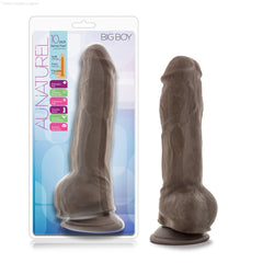 Au Naturel Big Boy Realistic 10-Inch Long Dildo With Balls & Suction Cup Base-French Quarter Lingerie Au Naturel Big Boy Realistic 10-Inch Long Dildo With Balls & Suction Cup Base-French Quarter Lingerie