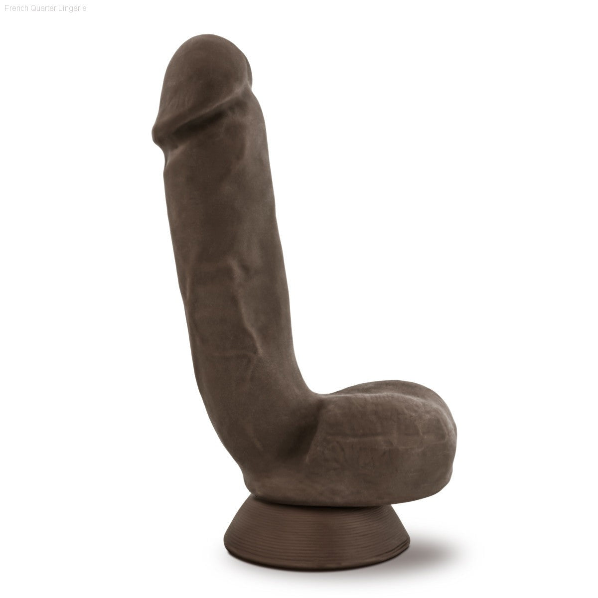 Au Naturel By Blush® | Jerome Realistic Brown 8.5-Inch Long Dildo With Balls & Suction Cup Base-French Quarter Lingerie Au Naturel By Blush® | Jerome Realistic Brown 8.5-Inch Long Dildo With Balls & Suction Cup Base-French Quarter Lingerie