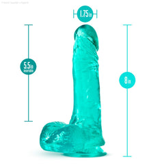 Dildos - B Yours Plus By Blush® | Ram N’ Jam Realistic 8-Inch Long Dildo With Balls & Suction Cup Base Dildos - B Yours Plus By Blush® | Ram N’ Jam Realistic 8-Inch Long Dildo With Balls & Suction Cup Base