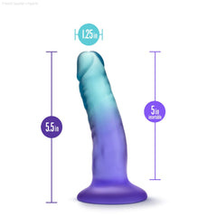 B Yours By Blush® | Morning Dew Realistic Sapphire 5.5-Inch Long Dildo With Suction Cup Base-French Quarter Lingerie B Yours By Blush® | Morning Dew Realistic Sapphire 5.5-Inch Long Dildo With Suction Cup Base-French Quarter Lingerie