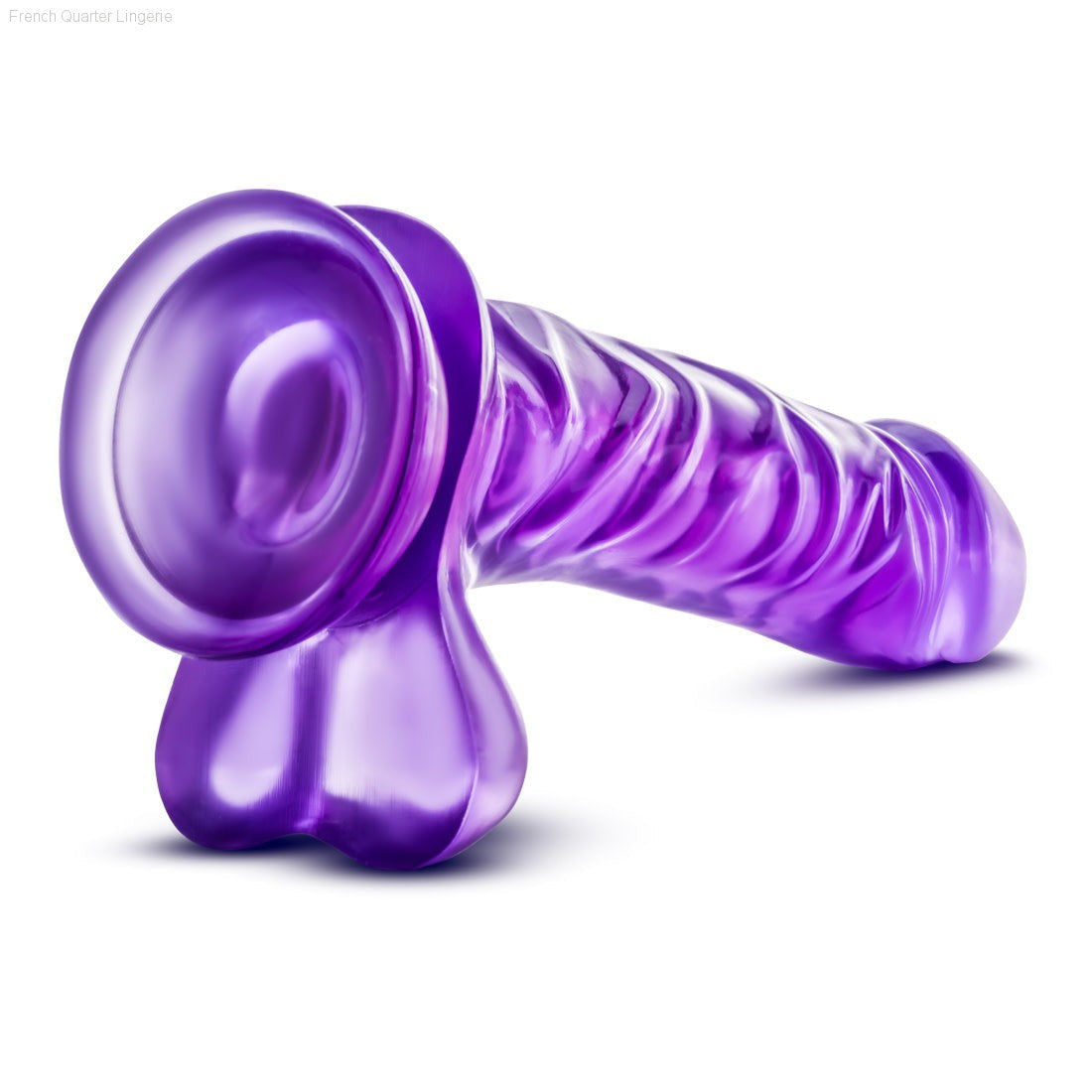 B Yours By Blush® | Basic 8 Realistic 9-Inch Long Dildo With Balls & Suction Cup Base-French Quarter Lingerie B Yours By Blush® | Basic 8 Realistic 9-Inch Long Dildo With Balls & Suction Cup Base-French Quarter Lingerie
