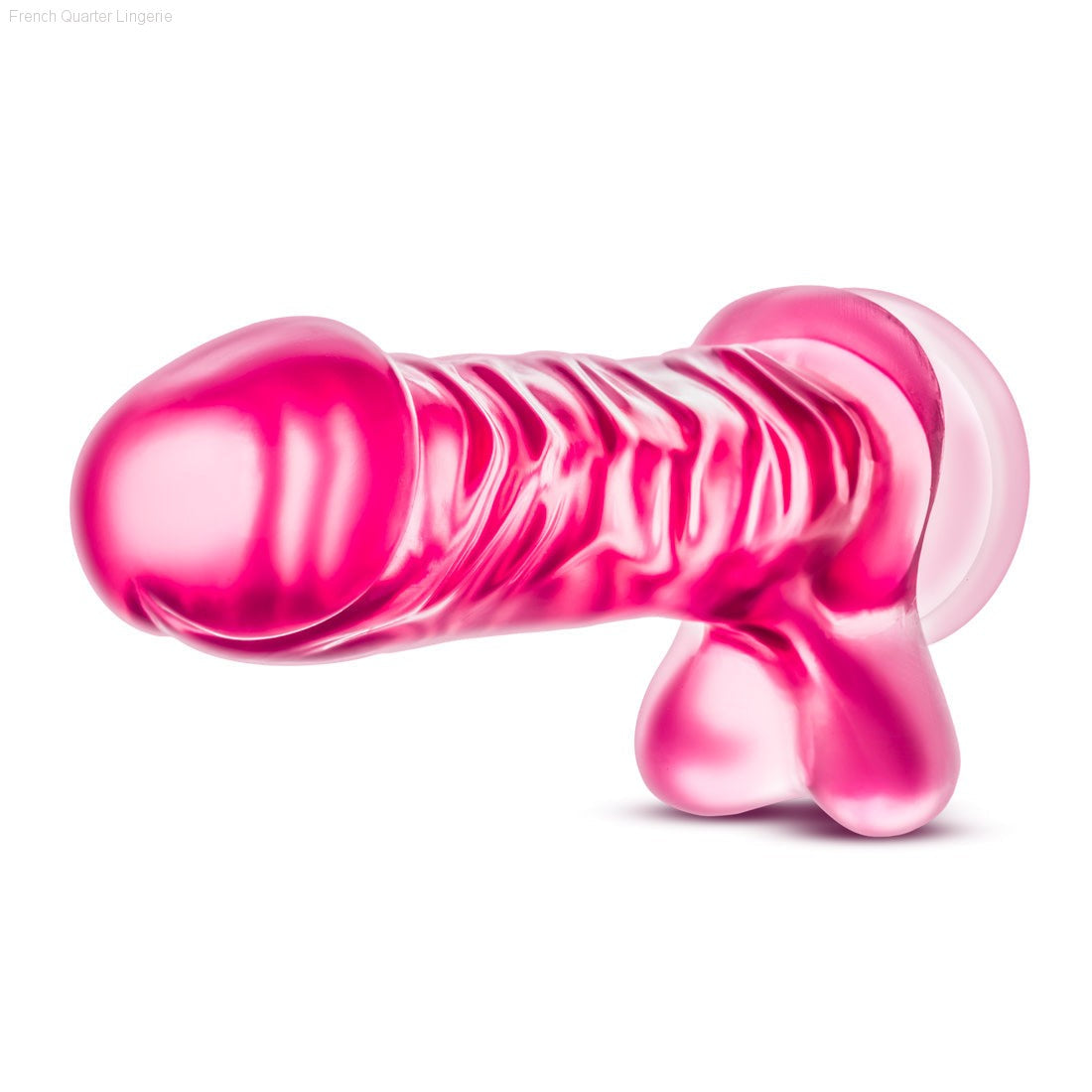 B Yours By Blush® | Basic 8 Realistic 9-Inch Long Dildo With Balls & Suction Cup Base-French Quarter Lingerie B Yours By Blush® | Basic 8 Realistic 9-Inch Long Dildo With Balls & Suction Cup Base-French Quarter Lingerie