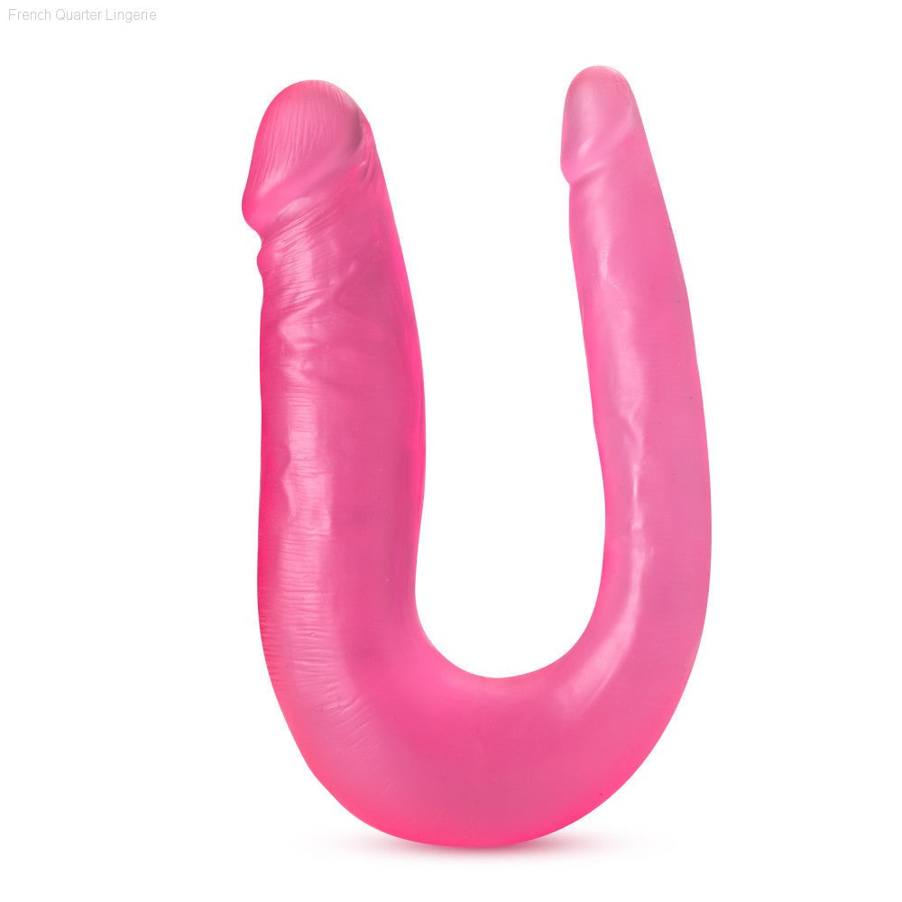 B Yours By Blush® | Sweet U-Shaped Double Sided Pink 12.5-Inch Long Double Dildo-French Quarter Lingerie B Yours By Blush® | Sweet U-Shaped Double Sided Pink 12.5-Inch Long Double Dildo-French Quarter Lingerie