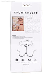 Saffron Collar with Nipple Clamps Saffron Collar with Nipple Clamps