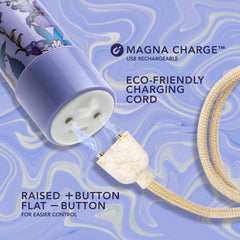 Limited Addiction By Blush® | Floradelic Slimline Purple Vibrator with Powerful RumboTech™ Technology Limited Addiction By Blush® | Floradelic Slimline Purple Vibrator with Powerful RumboTech™ Technology