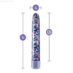 Limited Addiction By Blush® | Floradelic Slimline Purple Vibrator with Powerful RumboTech™ Technology Limited Addiction By Blush® | Floradelic Slimline Purple Vibrator with Powerful RumboTech™ Technology