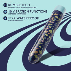 Limited Addiction By Blush® | Dreamscape Slimline Blue Vibrator with Powerful RumboTech™ Technology Limited Addiction By Blush® | Dreamscape Slimline Blue Vibrator with Powerful RumboTech™ Technology