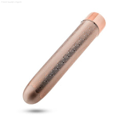 The Collection By Blush® | Lattice 7 Inch Slimline G-Spot Vibrator In Rose Gold - 10 RumbleTech Vibration Modes The Collection By Blush® | Lattice 7 Inch Slimline G-Spot Vibrator In Rose Gold - 10 RumbleTech Vibration Modes