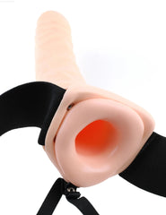 Fetish Fantasy 8” Vibrating Hollow Strap-On-French Quarter Lingerie Fetish Fantasy 8” Vibrating Hollow Strap-On-French Quarter Lingerie