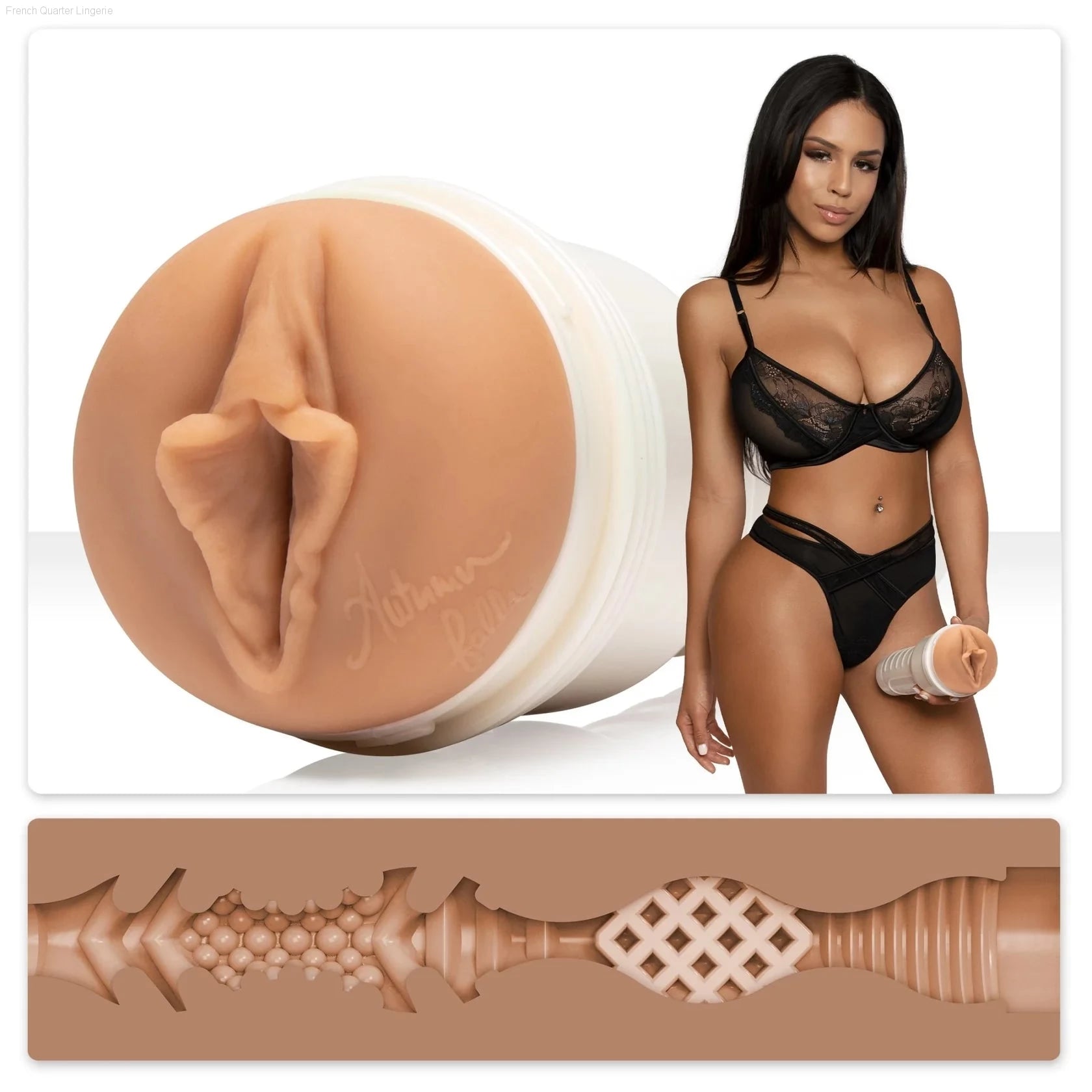 Fleshlight Girls Autumn Falls-French Quarter Lingerie Fleshlight Girls Autumn Falls-French Quarter Lingerie
