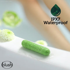 Gaia By Blush® | Eco Bullet: Plant-Based 3.5” Smooth Waterproof Bullet Vibrator - Made from Sustainable BioFeel™-French Quarter Lingerie Gaia By Blush® | Eco Bullet: Plant-Based 3.5” Smooth Waterproof Bullet Vibrator - Made from Sustainable BioFeel™-French Quarter Lingerie