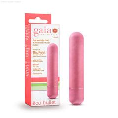 Gaia By Blush® | Eco Bullet: Plant-Based 3.5” Smooth Waterproof Bullet Vibrator - Made from Sustainable BioFeel™-French Quarter Lingerie Gaia By Blush® | Eco Bullet: Plant-Based 3.5” Smooth Waterproof Bullet Vibrator - Made from Sustainable BioFeel™-French Quarter Lingerie
