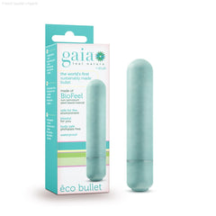Gaia By Blush® | Eco Bullet: Plant-Based 3.5” Smooth Waterproof Bullet Vibrator - Made from Sustainable BioFeel™-French Quarter Lingerie Gaia By Blush® | Eco Bullet: Plant-Based 3.5” Smooth Waterproof Bullet Vibrator - Made from Sustainable BioFeel™-French Quarter Lingerie