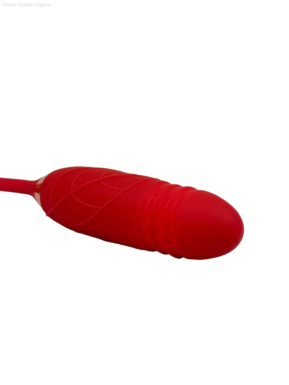 "Licking" Rose Vibrator with Thrusting Tail | Sexual Desires-French Quarter Lingerie "Licking" Rose Vibrator with Thrusting Tail | Sexual Desires-French Quarter Lingerie