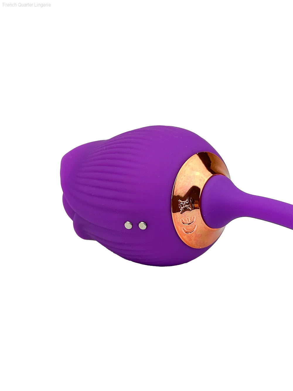 "Suction" Rose Vibrator with Thrusting Tail-French Quarter Lingerie "Suction" Rose Vibrator with Thrusting Tail-French Quarter Lingerie