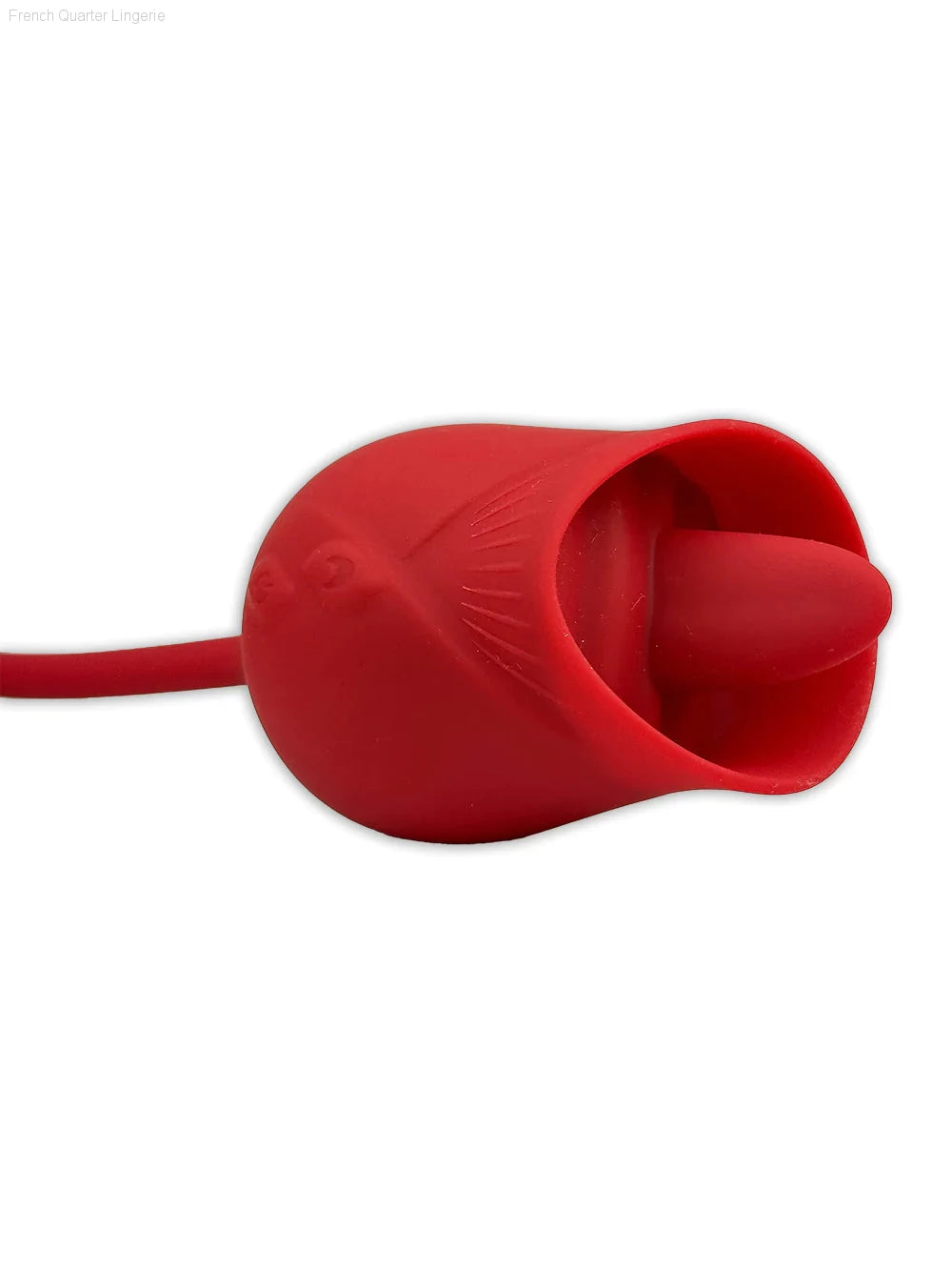 "Licking" Rose Vibrator with Thrusting Tail | Sexual Desires-French Quarter Lingerie "Licking" Rose Vibrator with Thrusting Tail | Sexual Desires-French Quarter Lingerie