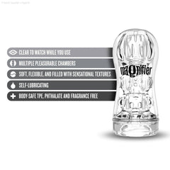 M For Men By Blush® | Soft and Wet Magnifier Clear Masturbator / Stroker M For Men By Blush® | Soft and Wet Magnifier Clear Masturbator / Stroker