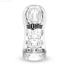 M For Men By Blush® | Soft and Wet Magnifier Clear Masturbator / Stroker M For Men By Blush® | Soft and Wet Magnifier Clear Masturbator / Stroker