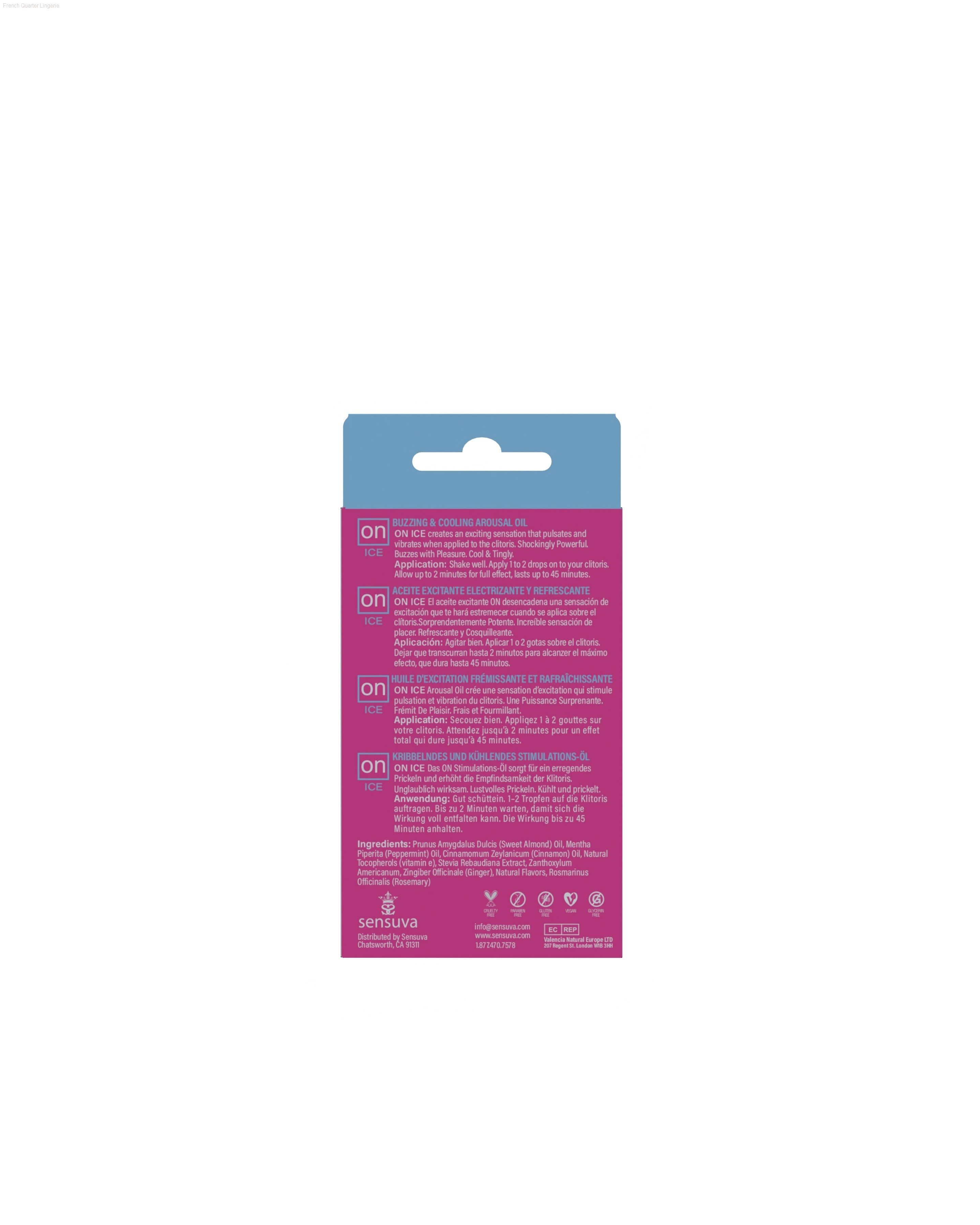 On Ice Buzzing And Cooling Female Arousal Oil- 0.17 Fl Oz On Ice Buzzing And Cooling Female Arousal Oil- 0.17 Fl Oz