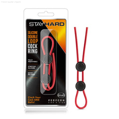 Stay Hard By Blush® | Silicone Double Loop Penis Ring Stay Hard By Blush® | Silicone Double Loop Penis Ring