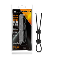 Stay Hard By Blush® | Silicone Double Loop Penis Ring