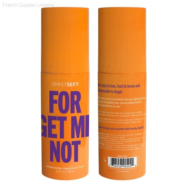 Perfumes - FORGET ME NOT Pheromone Fragrance Mist (3.35 Fl Oz) Perfumes - FORGET ME NOT Pheromone Fragrance Mist (3.35 Fl Oz)
