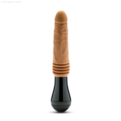 Dr. Skin Silicone By Blush® | Dr. Arthur Large 10.5 Inch Vibrating, Gyrating And Thrusting Dildo in Tan – Made With Puria® Platinum Cured Silicone-French Quarter Lingerie Dr. Skin Silicone By Blush® | Dr. Arthur Large 10.5 Inch Vibrating, Gyrating And Thrusting Dildo in Tan – Made With Puria® Platinum Cured Silicone-French Quarter Lingerie