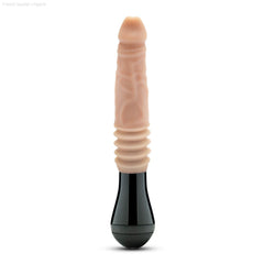 Dr. Skin Silicone By Blush® | Dr. Knight Large 10.5 Inch Vibrating, Gyrating And Thrusting Dildo in Beige – Made With Puria® Platinum Cured Silicone-French Quarter Lingerie Dr. Skin Silicone By Blush® | Dr. Knight Large 10.5 Inch Vibrating, Gyrating And Thrusting Dildo in Beige – Made With Puria® Platinum Cured Silicone-French Quarter Lingerie