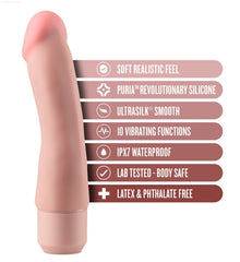Dr. Skin Silicone – Dr. Steve - 7 Inch Vibrating Dildo-French Quarter Lingerie Dr. Skin Silicone – Dr. Steve - 7 Inch Vibrating Dildo-French Quarter Lingerie