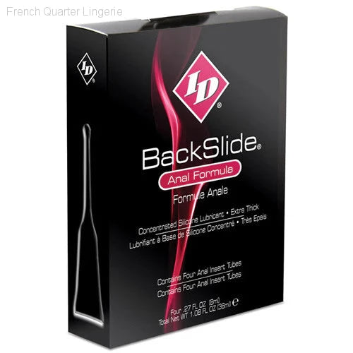 ID Backslide 8ml Long Tube (4-Pack)-French Quarter Lingerie ID Backslide 8ml Long Tube (4-Pack)-French Quarter Lingerie