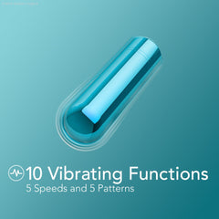 Rechargeable Vibrators - Kool Vibes By Blush® | Discreet & Travel-Friendly Mini Bullet Vibrator - 10 Vibration Modes Clitoral Stimulator Rechargeable Vibrators - Kool Vibes By Blush® | Discreet & Travel-Friendly Mini Bullet Vibrator - 10 Vibration Modes Clitoral Stimulator