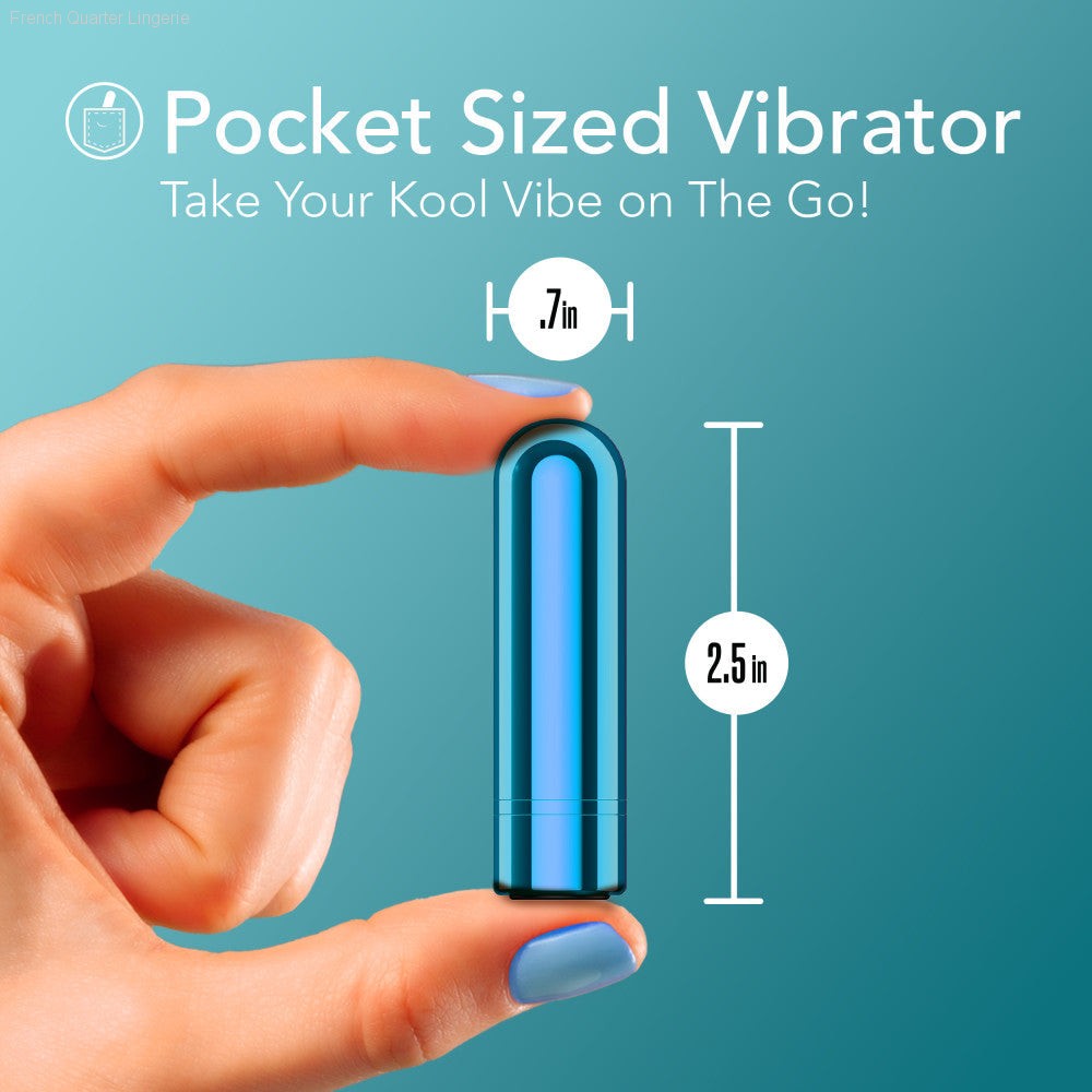 Rechargeable Vibrators - Kool Vibes By Blush® | Discreet & Travel-Friendly Mini Bullet Vibrator - 10 Vibration Modes Clitoral Stimulator Rechargeable Vibrators - Kool Vibes By Blush® | Discreet & Travel-Friendly Mini Bullet Vibrator - 10 Vibration Modes Clitoral Stimulator