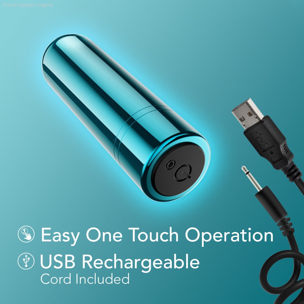 Rechargeable Vibrators - Kool Vibes By Blush® | Discreet & Travel-Friendly Mini Bullet Vibrator - 10 Vibration Modes Clitoral Stimulator Rechargeable Vibrators - Kool Vibes By Blush® | Discreet & Travel-Friendly Mini Bullet Vibrator - 10 Vibration Modes Clitoral Stimulator