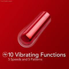 Kool Vibes By Blush® | Discreet & Travel-Friendly Mini Bullet Vibrator - 10 Vibration Modes Clitoral Stimulator Kool Vibes By Blush® | Discreet & Travel-Friendly Mini Bullet Vibrator - 10 Vibration Modes Clitoral Stimulator