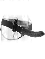 Fetish Fantasy 8” Vibrating Hollow Strap-On-French Quarter Lingerie Fetish Fantasy 8” Vibrating Hollow Strap-On-French Quarter Lingerie